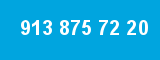 913 875 72 20 913 875 72 20